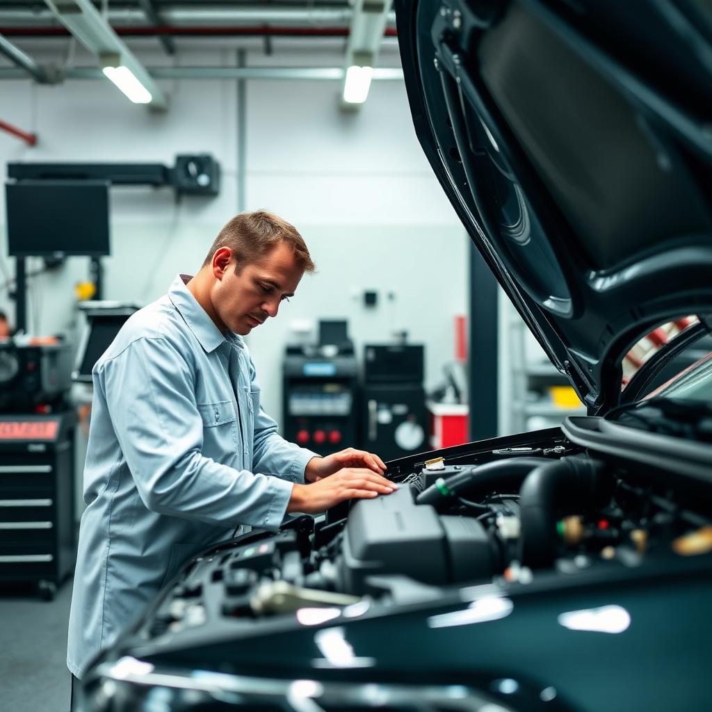 Vehicle inspection at Laganta workshop